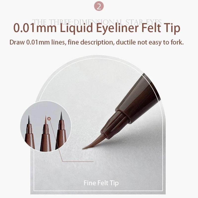 Product Introduction of Double-Headed Eyeliner Pen 2-in-1 ing High Pen Waterproof Easy To Not Sweatproof Fade D2Q7 34