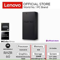 Gambar Motorola Razr 60 - 4500mAh 30Wwired/15W WLC - 32MP Selfie - 50MP RearCam OIS - 13MP UW/Macro - Moto AI - 3.6”Ext/6.9”Int Display - GIBRALTAR SEA dari Lenovo Authorized Bogor Kab. Bogor 1 Tokopedia