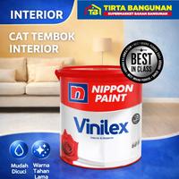 Gambar Nippon Paint Vinilex Interior Cat Tembok Anti Jamur Anti Pudar 5 Kg Soft Tissue NP OW 1011P dari Tirta Bangunan Kota Depok 1 Tokopedia
