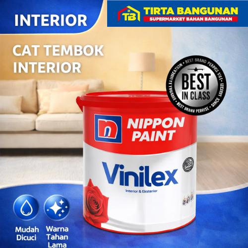 Gambar Nippon Paint Vinilex Interior Cat Tembok Anti Jamur Anti Pudar 5 Kg Soft Tissue NP OW 1011P dari Tirta Bangunan Kota Depok Tokopedia