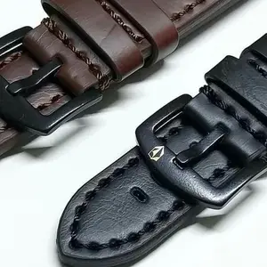 Tali Jam Kulit Expedition Leather Strap Talijam Expedition 22Mm - Hitam 20Mm 22Mm 24Mm 26Mm New