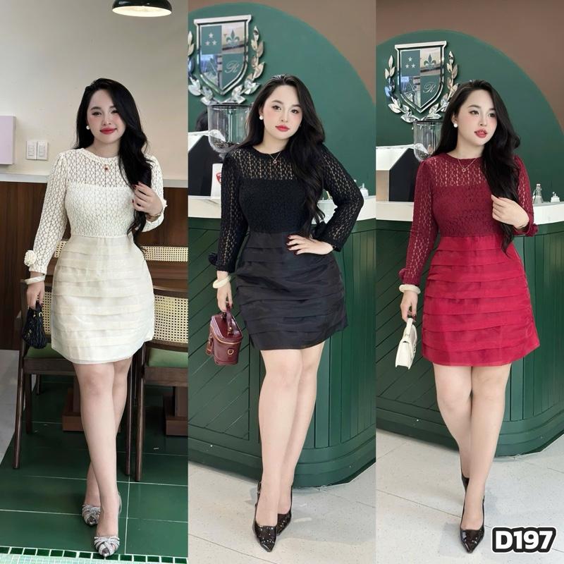 D197 ( BIGSIZE ) CHIẾC ĐẦM XẾP TẦNG TÙNG XINH ĐẸP THOẢI MÁI SANG TRỌNG CHO NÀNG ĐI TIỆC