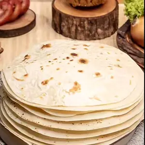 Tortilla kulit premium 20cm isi 10pcs gurih,garing dan manis buat kebab dan lain2 makanan frozen food Camilan