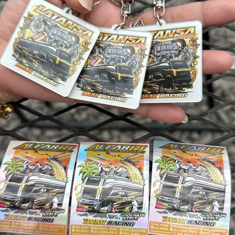 GANCI TERBARU LATANSA X ALFARIZI  JB5 AKKA WISATA FREE STIKER HOLOGRAM 2