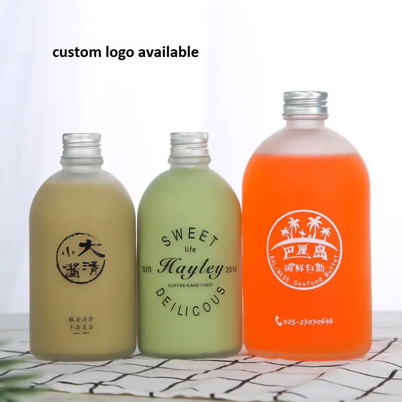Layora21 Round Boston Glass Bottle Alu Lid 250ml 350ml 500ml 1000ml | Botol Kaca Model Boston (P058) botol  pir 1