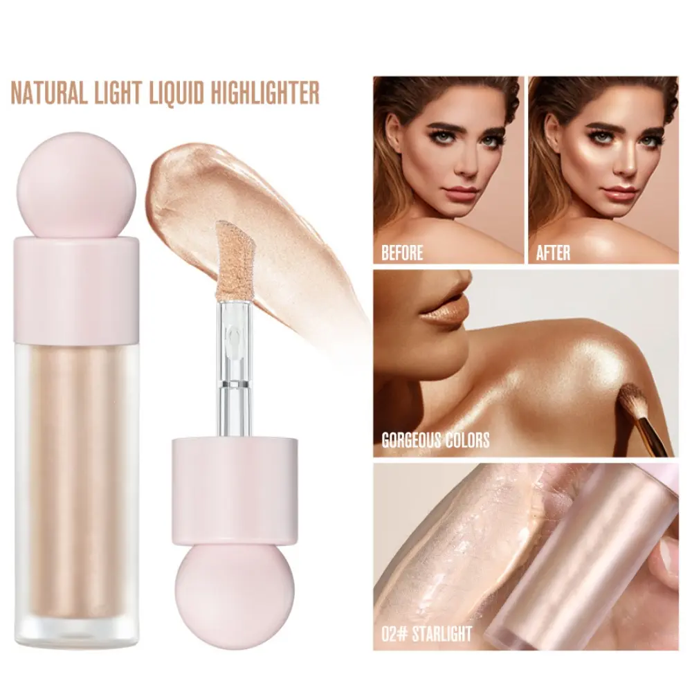 Rare Light Liquid Highlighter Luminizer For Body Face Contouring Bronzer Silky Glow Contour Shimmer Illuminator Beauty Makeup