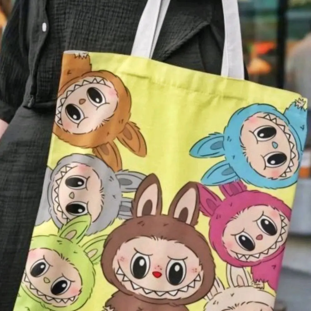 Tas Totebag Labubu Wanita dinir Berkualitas Cewek