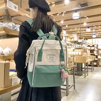 Gambar All Double Tas Sekolah Gaya Korea Tas Ransel Wanita Kapasitas Besar Tas Laptop Tahan Air - Pink dari All Double shop Kab. Tangerang 3 Tokopedia