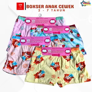 6 PCS CD boxer Anak PEREMPUAN Kids GROSIR 6 PCS Celana Pendek Balita Motif celana boxer 2-10 tahun dalaman celana dalam anak