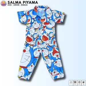 Setelan Piyama anak Baju Tidur Kancing Perempuan/Laki-laki 1-5 Tahun Motif Lucu - Salma Collection