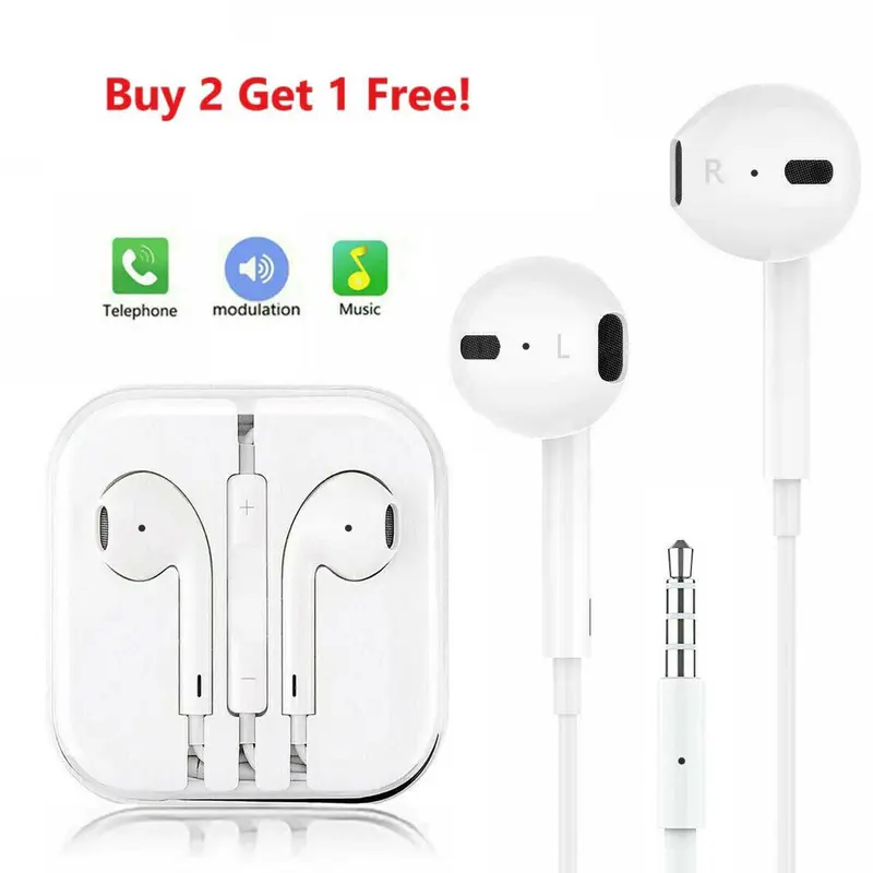 Tai Nghe Apple, Tai Nghe Nhét Tai, Có Mic, Cho iPhone 6s, 6 Plus, 5s, iPad, iPod 1