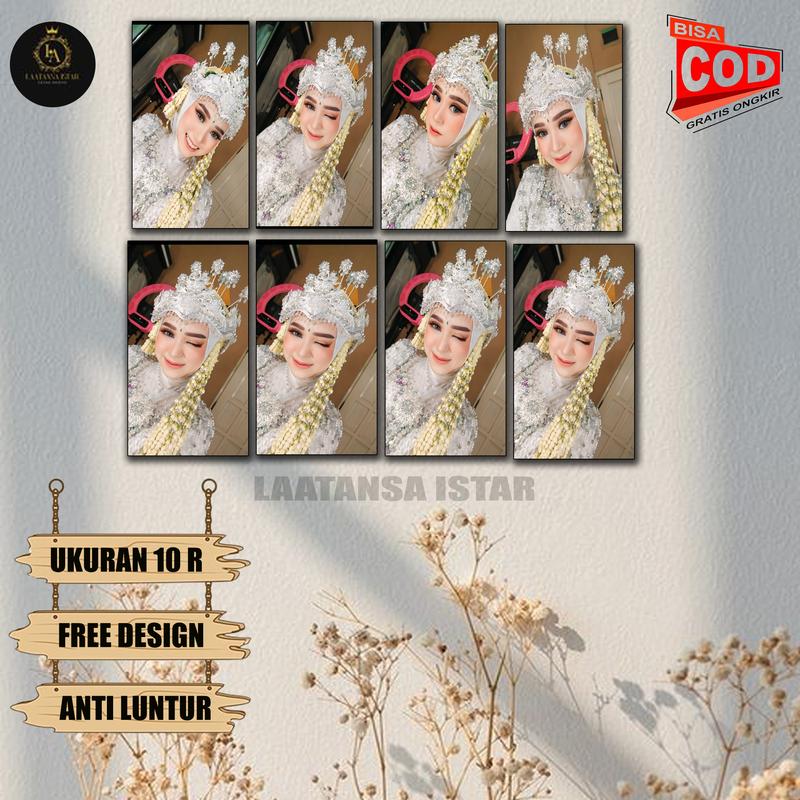 Cetak Foto Ukuran 20x30 dengan Bingkai - Isi 3pcs Kertas 4