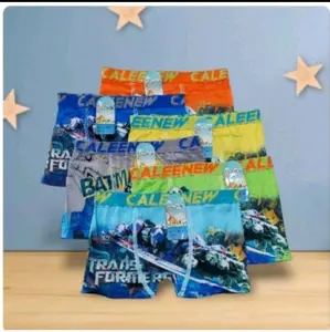 3pcs Celana Dalam boxer anak Cowok/Motif karakter