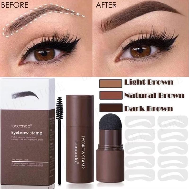 IBCCCNDC Eyebrow Powder Cetakan Alis Eyebrow Stempel Alis Stamp Alis Tahan Air dan Lama 2
