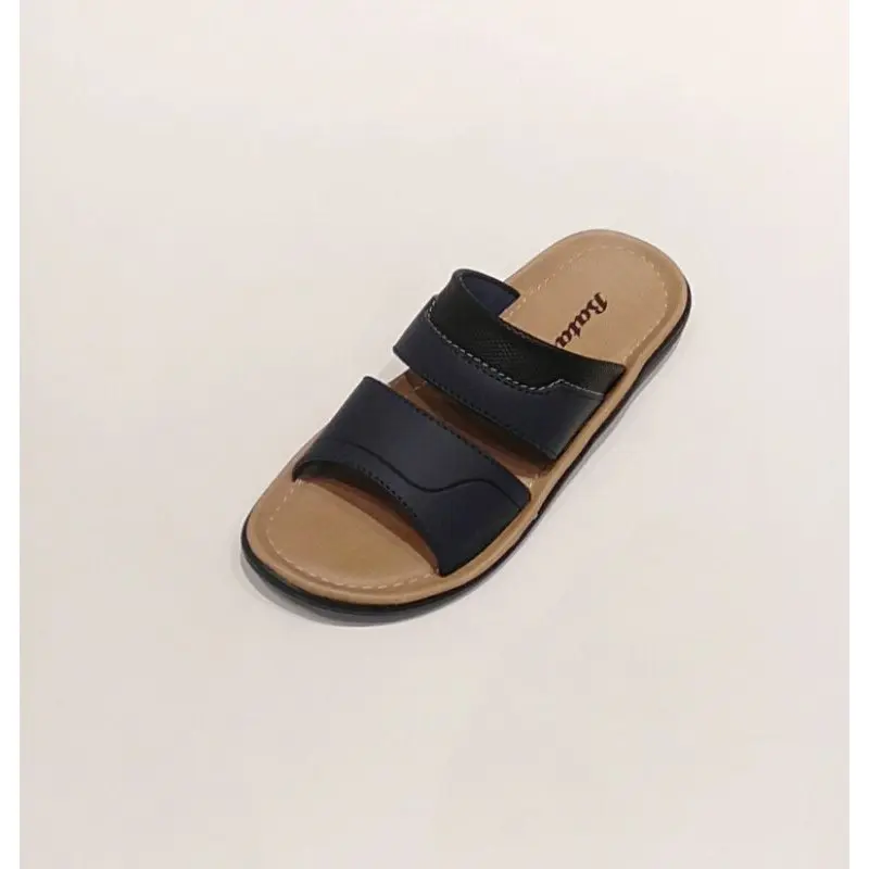 Sandal Pria Bata Original Model Selop warna coklat dan Biru bahan sintetis SANDAL BATA SALVADOR 7