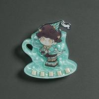 Gambar POP MART DIMOO Crush on Coffee Series - Acrylic Fridge Magnet Clip Blind Box Birthday Gift - Single Box dari POP MART Official Shop Kab. Tangerang 3 Tokopedia