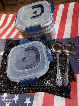 Product Review of “COD”(Lunch box)3pcs-nampan sus Kedap Udara, Tahan Suhu Tinggi, Cocok untuk Kulkas dan Aktivitas Luar Ruangan/ES Kotak Makanan Stainless Steel Food Grade Dengan Penutup Kedap Kotak Penyimpanan Makanan Stainless Steel Tebal dengan Tutup/live from S**i r**h 3