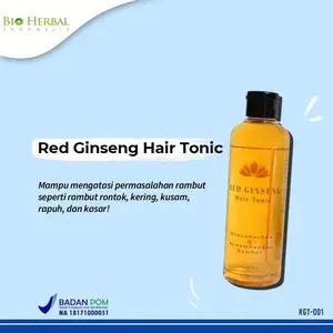 SUSY - RED GINSENG HAIR TONIC BPOM ORIGINAL 250ML BY BIO HERBAL