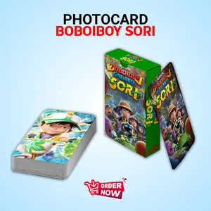 PHOTOCARD SET BOBOIBOY GALAXY 2 SORI PREMIUM 25 SHEET FREE BOX