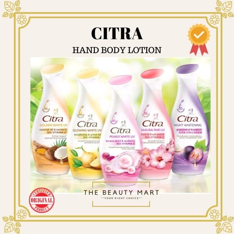 CITRA Hand Body Lotion | Lotion Badan | Pearly Glow Up | Bengkoang 210ml 0