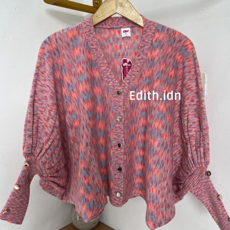 Edith - Nikita Cardigan Rajut Kalong Lucu Korean Style Big Size 2