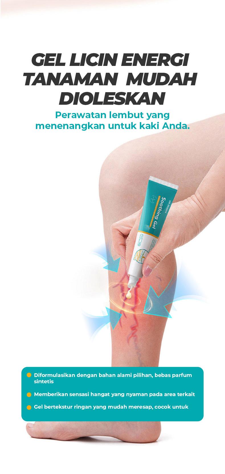 [Stok Tersedia] DR.RERDIA Gel Soothing dengan Ginseng, Jahe, dan Artemisia – Perawatan Lembut untuk Kaki Anda
