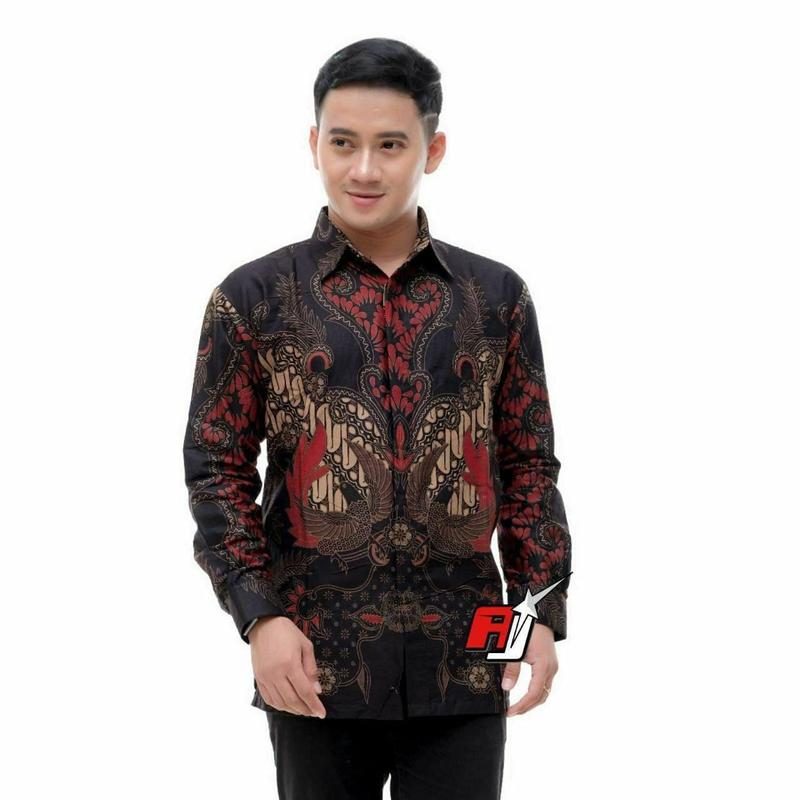 Product Introduction of KEMEJA BATIK LENGAN PANJANG READY JUMBO BATIK ATASAN PRIA BATIK KANTOR BATIK SERAGAM 22