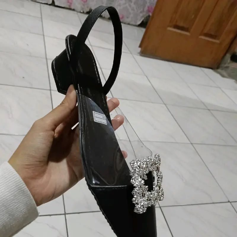 sandal sepatu wanita sandal mika premium hak tahu 3 cm 3