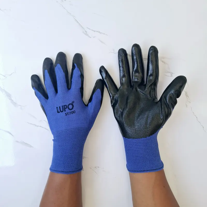 SARUNG TANGAN SAFETY MERK LUPO /SARUNG TANGAN KERJA MERK LUPO/SARUNG TANGAN INDUSTRI KARET LATEX ANTI SLIP MERK LUPO PREMIUM -Danstore 5