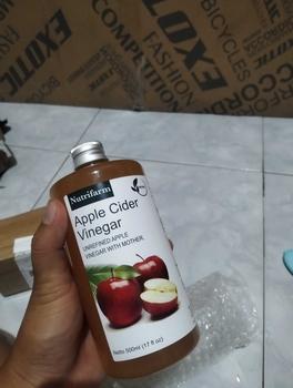 Product Review of NUTRIFARM CUKA APEL 500ML WITH MOTHER CUKA APEL 500 ML organik from W**i 1