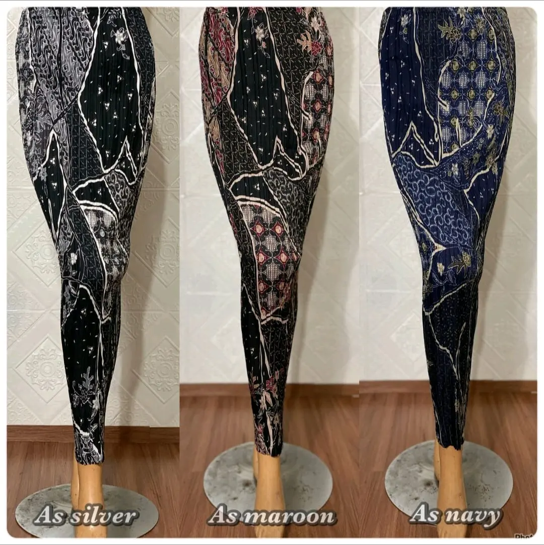 (COD)Bawahan kebaya murah//rok plisket/rok batik/bawahan kebaya wisuda