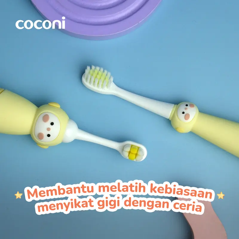 COCONI Super Soft Toothbrush | Sikat Gigi Bayi Anak Balita Super Lembut 2