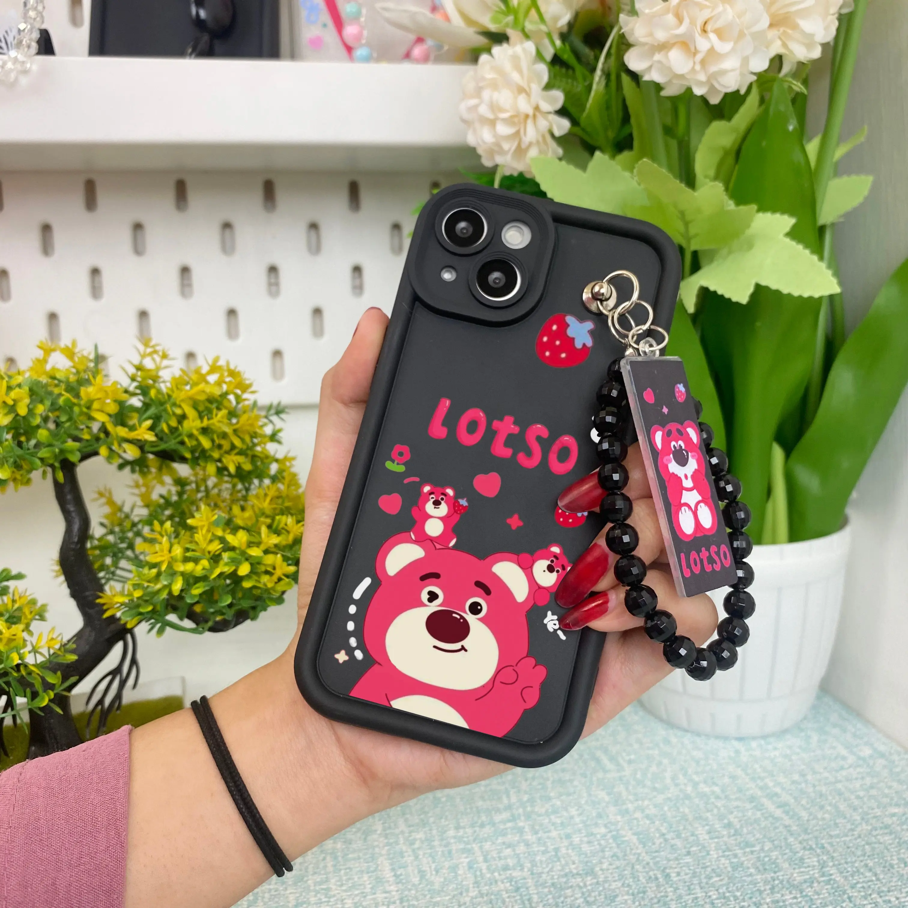 SOGGY Case Tali Lotso Toy Story for Xiaomi Redmi 13C A1 A2 5A 5+ 6A 7A 8A 9A 9C 9T 10S 10C 10A C40 2022 Note 4 4X 5 6 7 8 9 10 11 12 Lite Poco M3 M4 M5 M5S X3 X5 C40 C55 C65 Plus NFC Pro 4G 5G Softcase Include Manik Hitam Protector