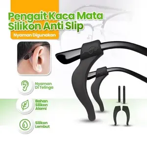 [BS] Earhook Grip/ Pengait Kacamata Anti Melorot Premium untuk Olahraga