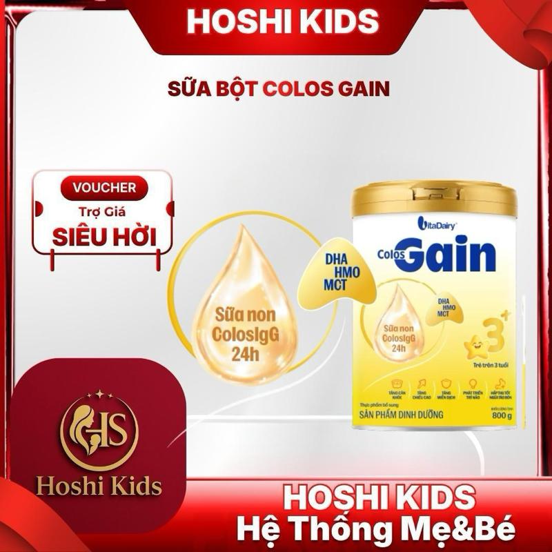 Combo 2 Lon - Sữa Bột Colos Gain - Bổ Sung DD, Hỗ Trợ Tăng Ki - Lon 800g