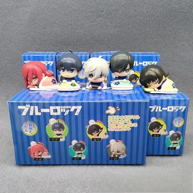 BLUE LOCK SLEEPING BLIND BOX SERIES PAJANGAN FIGUR LUCU GEMAS FIGURE HIASAN ukuran Topper Cake 5 - 9,5cm