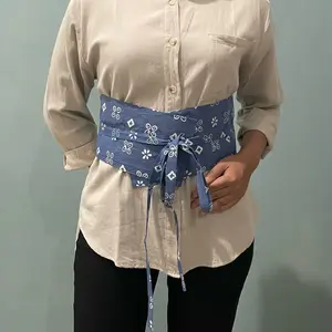 Obi Belt Batik Motif Bahan Katun Tradisional ikat pinggang kain premium