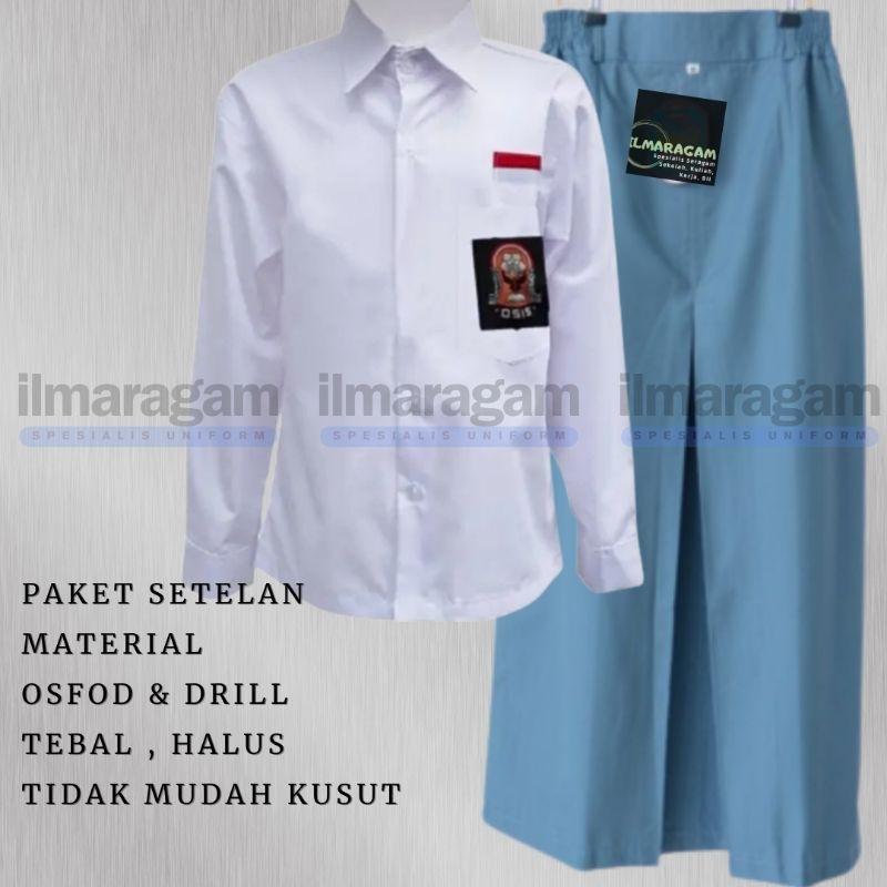Seragam sekolah SMA Perempuan Setelan Lengkap Panjang dan Pendek 0