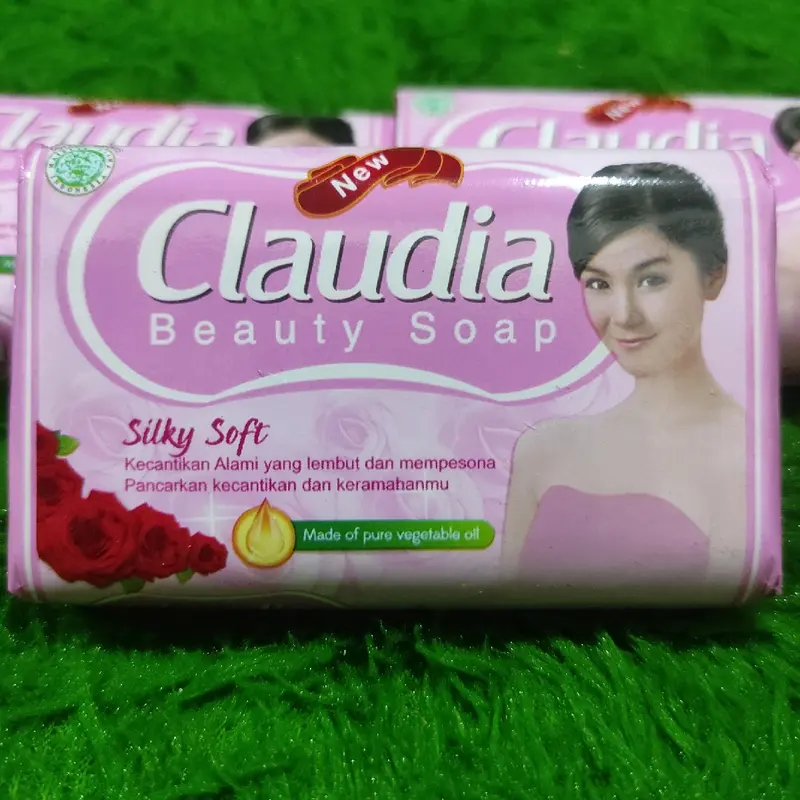 Sabun batang Claudia 60gr sabun kecantikan Soap Mencerahkan Mandi Tubuh Pencerah 0