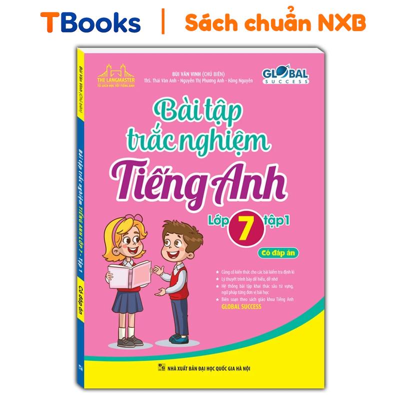 Sách - GLOBAL SUCCESS - Bài Tập Trắc Nghiệm Tiếng Anh Lớp 7 Tập 1