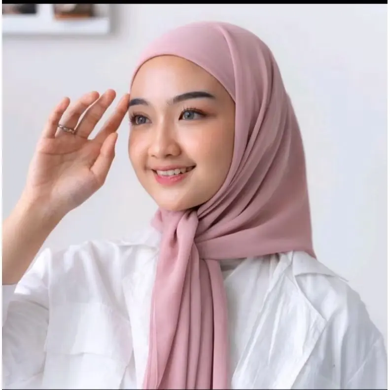 SEGITIGA INNER 1 layer 2in1 Ceruty babydoll ulimate Segitiga Instan Nyaman Cantik Kerudung Muslim Jilbab Empat 4