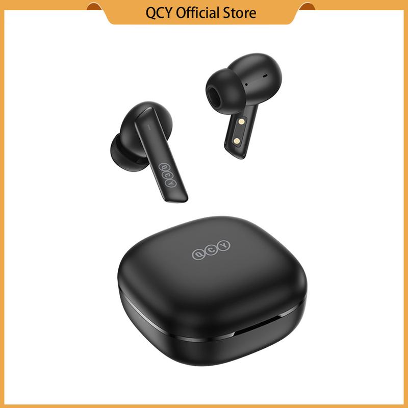 Tai Nghe Không Dây ANC, QCY HT05, Khử Tiếng Ồn 40dB, Tai Nghe Bluetooth 5.2, 6 Mic ENC, Cuộc Gọi HD, Tai Nghe Nhét Tai TWS, Chế Độ Trong Suốt