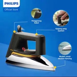Philips Setrika Kering HD1172 Dry Iron Klasik