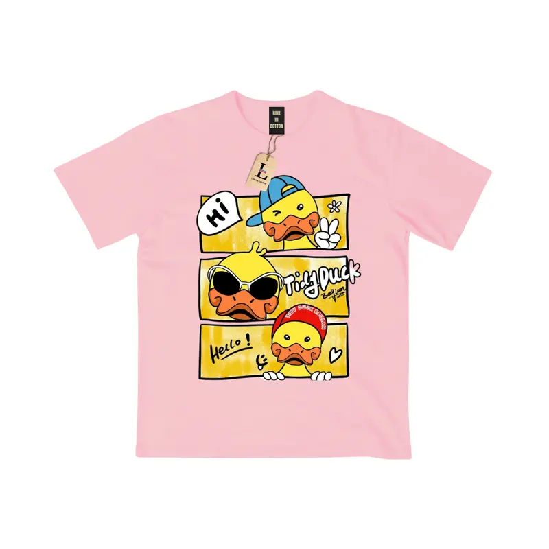 LINK IN COTTON - Tshirt Tidy Duck 100% Cotton Nyaman dan Tebal 5