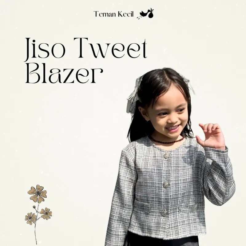 Blazer Tweet Korea - Jiso Blazer / Outfit CEO Anak Perempuan