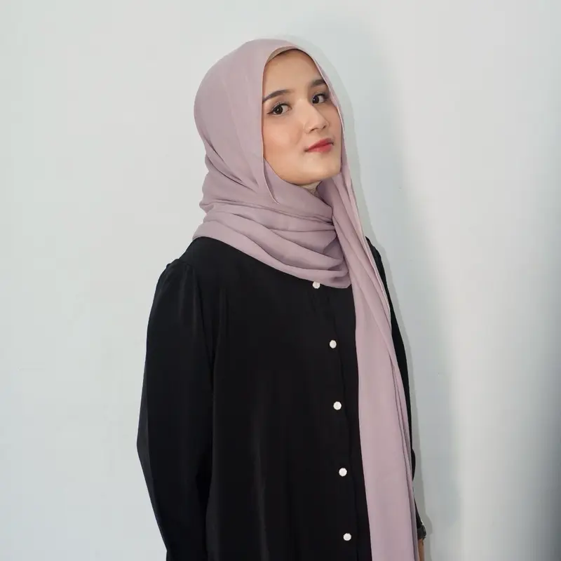 Pashmina Chiffon | Loeve Shawl | Seenathelabel | Chiffon Korean Pashmina | Pashmina Flowy 1