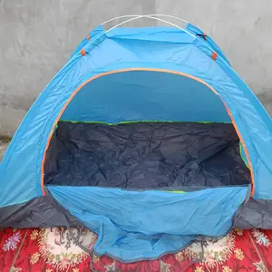 Tenda Camping Biru Kapasitas 2 Orang Tenda Otomatis Outdoor & Indoor Tenda Gunung 018-01-06-13