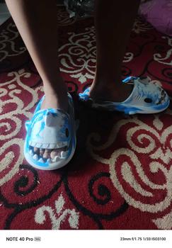 Product Review of Starlight Sendal Selop Anak Model Baby Shark Sandal Anak Karakter Hiu Cowok Cewek Unisex Sandal Casual Sandal Cewek Elastic Empuk HSN602 from p**a 0