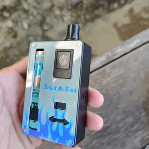 B.80/B.80S Carbon Flames Api Tutup Sepasang termasuk Magnet - Free Custom Nama