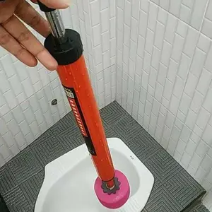 Bersihkan Toilet Drain Drain Dredge Alat Khusus Toilet Pump Toilet Plunger Pompa